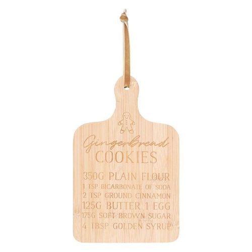 Gingerbread Cookies Bamboo Serving Board | Inspired Creative Gifts | UK Supplier