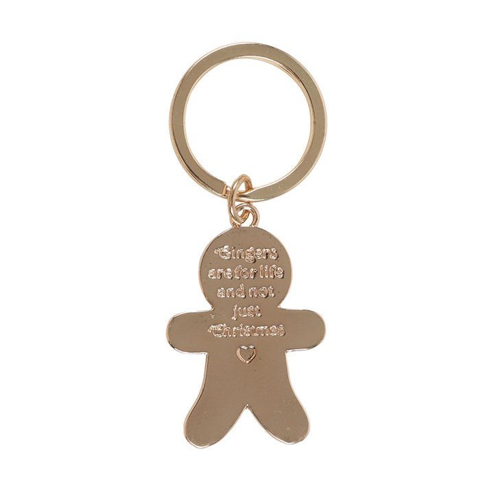 Gingerbread Man Keyring | Inspired Creative Gifts | UK Supplier