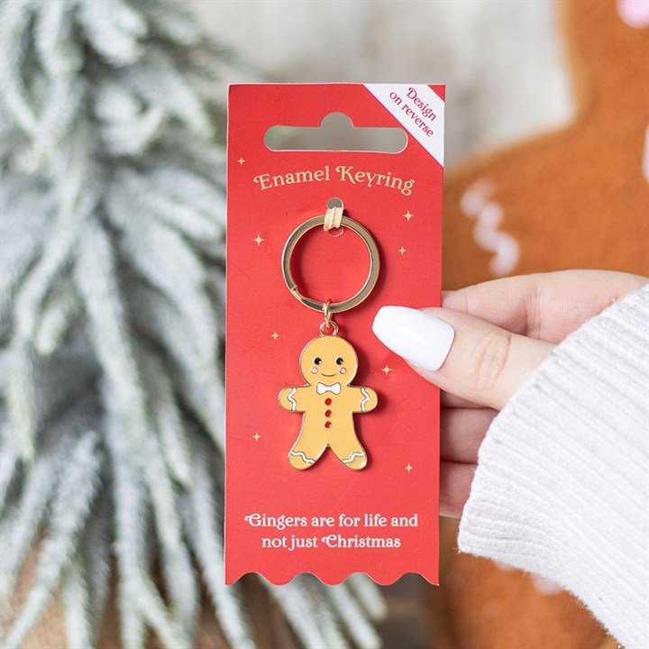 Gingerbread Man Keyring | Inspired Creative Gifts | UK Supplier
