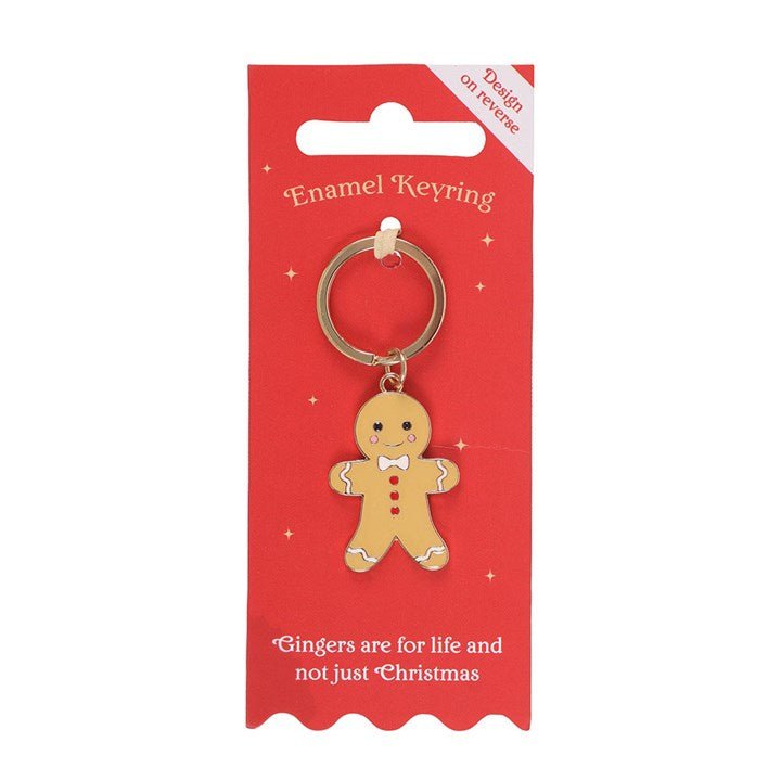 Gingerbread Man Keyring | Inspired Creative Gifts | UK Supplier