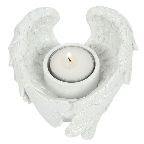Glitter Angel Wing Candle Holder | Inspired Creative Gifts | UK Supplier