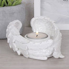 Glitter Angel Wing Candle Holder | Inspired Creative Gifts | UK Supplier