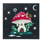 Gnome Sweet Gnome Light Up Canvas Plaque | Inspired Creative Gifts | UK Supplier