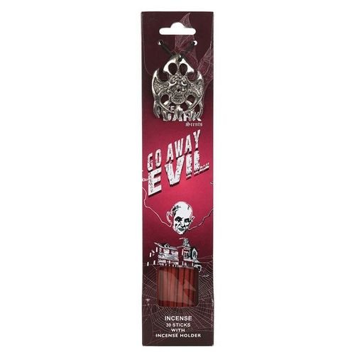 Go Away Evil Incense Sticks with Holder | Inspired Creative Gifts | UK Supplier