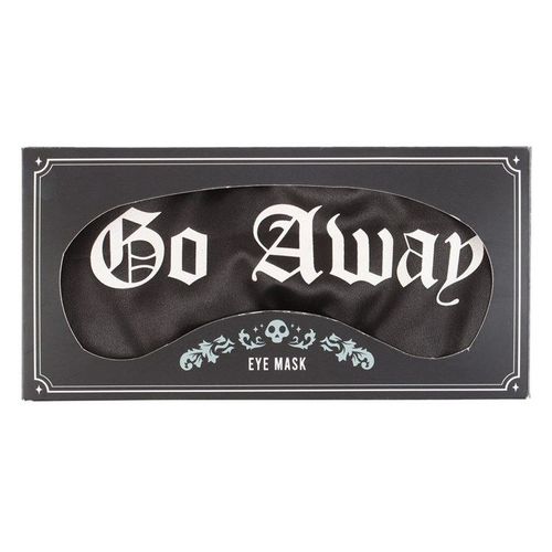 Go Away Gothic Satin Sleep Mask | Inspired Creative Gifts
