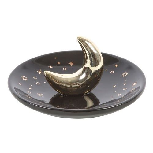 Gold Crescent Moon Incense Stick Holder | Inspired Creative Gifts | UK Supplier