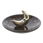 Gold Crescent Moon Incense Stick Holder | Inspired Creative Gifts | UK Supplier