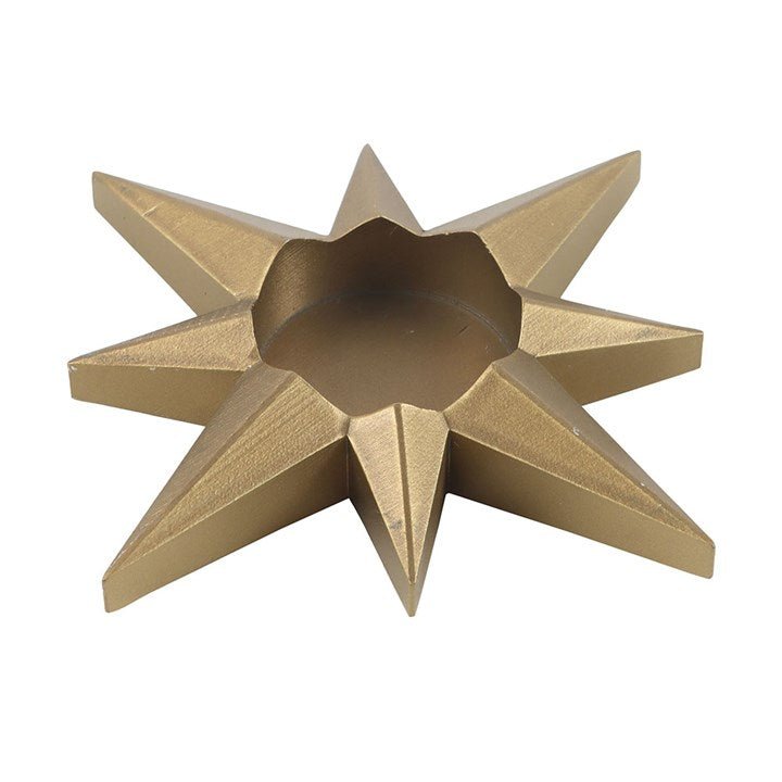 Gold Star Tealight Candle Holder | Inspired Creative Gifts | UK Supplier