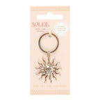 Gold Sun Keyring | Inspired Creative Gifts | UK Supplier