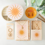 Gold Sun Keyring | Inspired Creative Gifts | UK Supplier