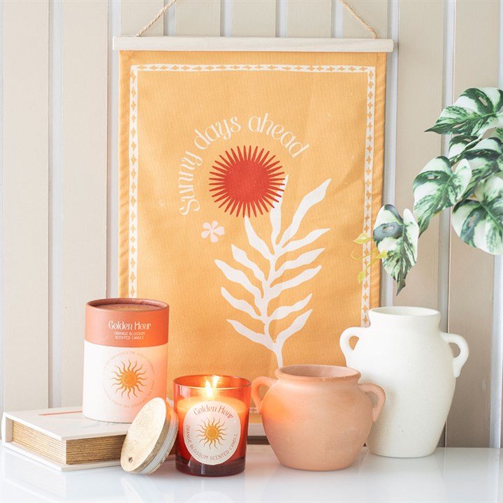 Golden Hour Orange Blossom Candle | Inspired Creative Gifts | UK Supplier