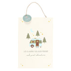 Good Friends and Great Adventures Hanging Sign | Inspired Creative Gifts | UK Supplier