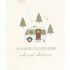 Good Friends and Great Adventures Hanging Sign | Inspired Creative Gifts | UK Supplier