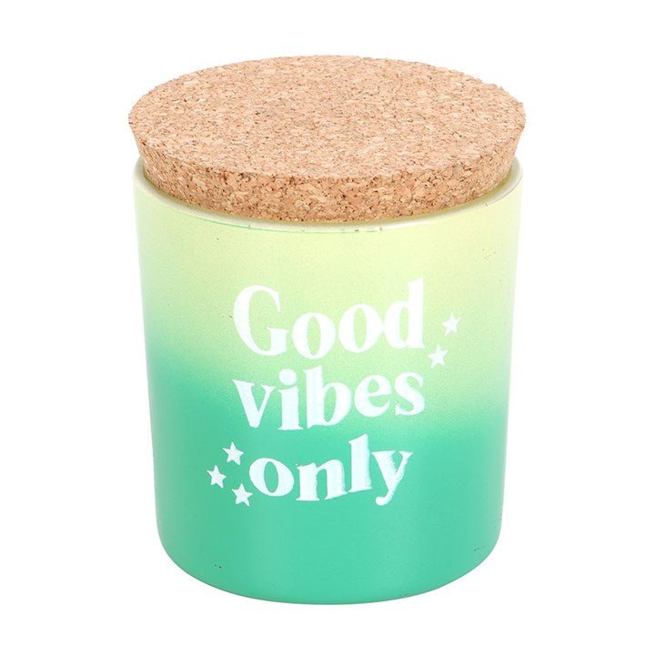 Good Vibes Only Mandarin & Bergamot Candle | Inspired Creative Gifts | UK Supplier