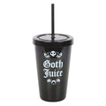 Goth Juice Plastic Tumbler with Straw | Inspired Creative Gifts | UK Supplier