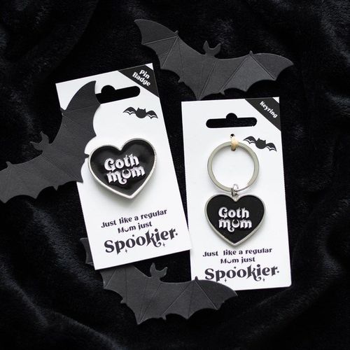 Goth Mum Keyring | Inspired Creative Gifts | UK Supplier