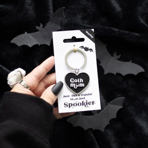 Goth Mum Keyring | Inspired Creative Gifts | UK Supplier