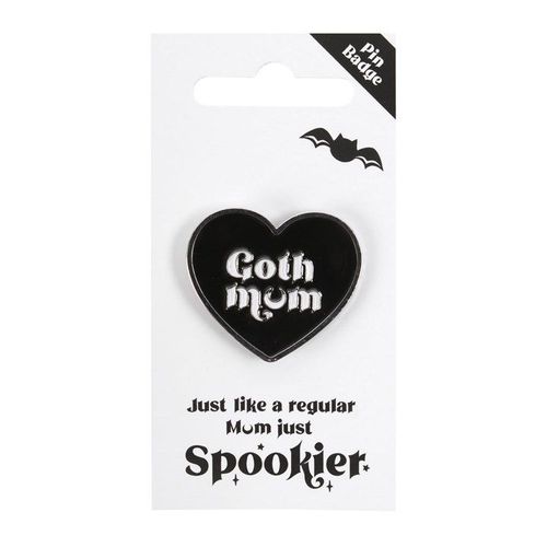 Goth Mum Pin Badge | Inspired Creative Gifts | UK Supplier