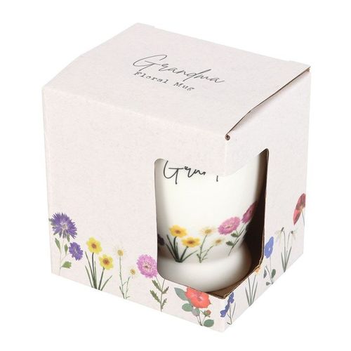 Grandma Wildflower Pedestal Mug | Inspired Creative Gifts | UK Supplier