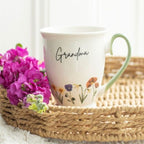Grandma Wildflower Pedestal Mug | Inspired Creative Gifts | UK Supplier