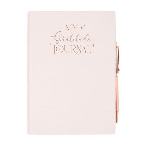 Gratitude Journal with Rose Quartz Pen | Inspired Creative Gifts | UK Supplier