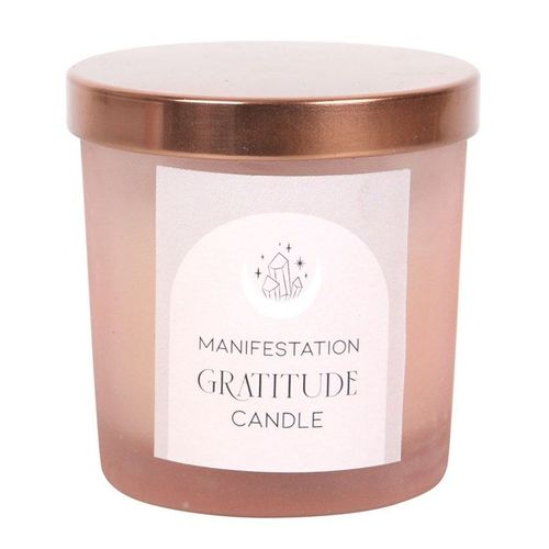 Gratitude Wild Rose Crystal Chip Candle | Inspired Creative Gifts | UK Supplier