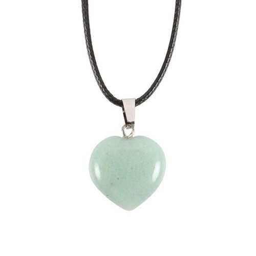 Green Adventurine Healing Crystal Heart Necklace | Inspired Creative Gifts | UK Supplier