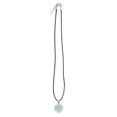 Green Adventurine Healing Crystal Heart Necklace | Inspired Creative Gifts | UK Supplier
