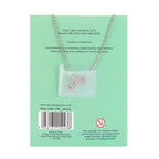 Green Aventurine Crystal Moon Necklace on Greeting Card | Inspired Creative Gifts | UK Supplier