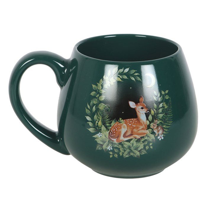 Green Fawn Rounded Mug | Inspired Creative Gifts | UK Supplier