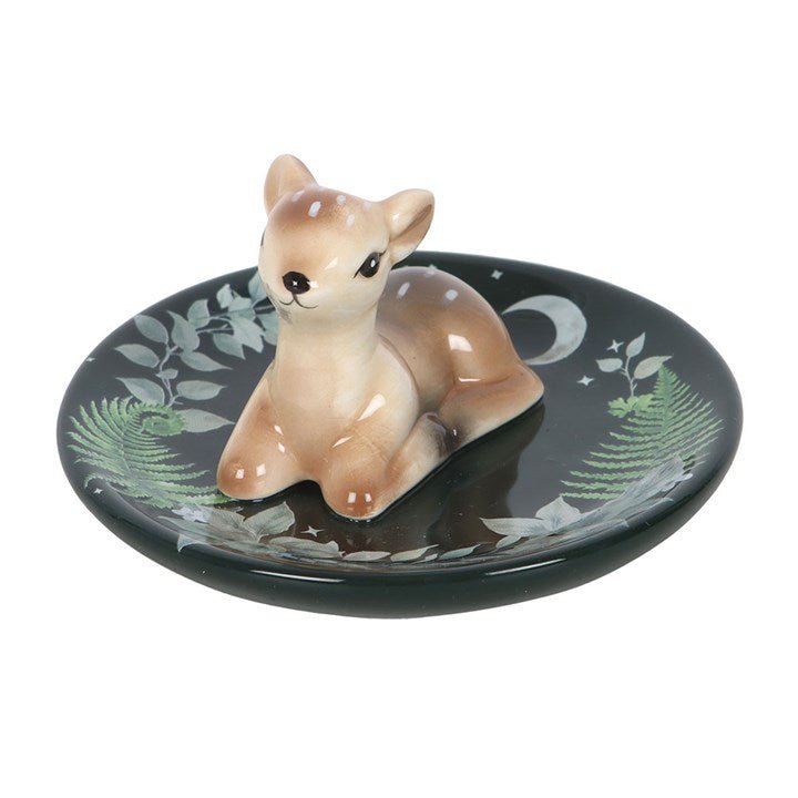 Green Fawn Trinket Dish | Inspired Creative Gifts | UK Supplier