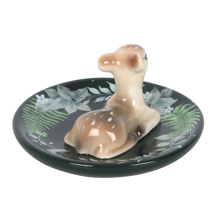 Green Fawn Trinket Dish | Inspired Creative Gifts | UK Supplier