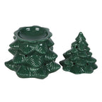 Green Fir Tree Oil Burner and Wax Warmer | Inspired Creative Gifts | UK Supplier
