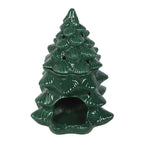 Green Fir Tree Oil Burner and Wax Warmer | Inspired Creative Gifts | UK Supplier