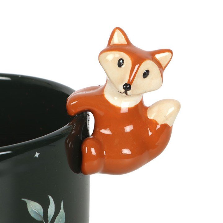 Green Forest Plant Pot with Fox | Inspired Creative Gifts | UK Supplier