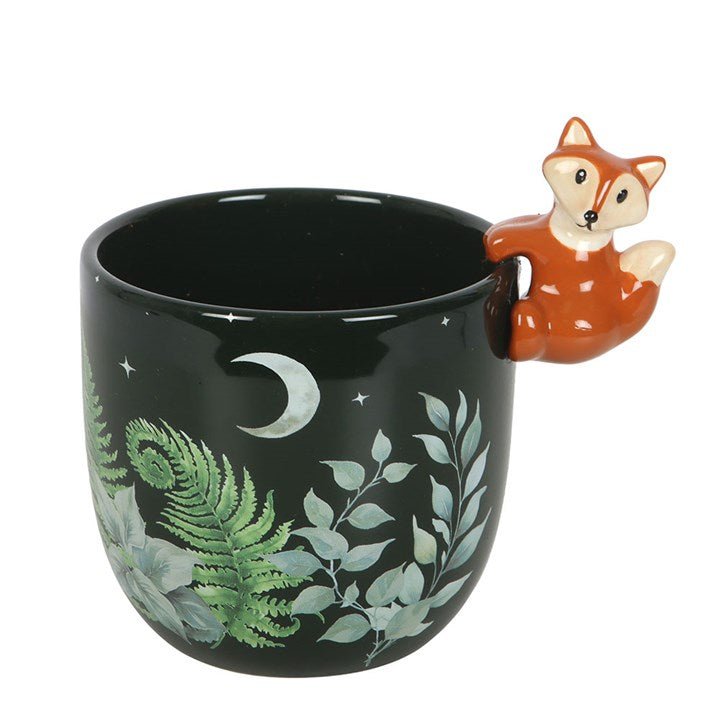 Green Forest Plant Pot with Fox | Inspired Creative Gifts | UK Supplier