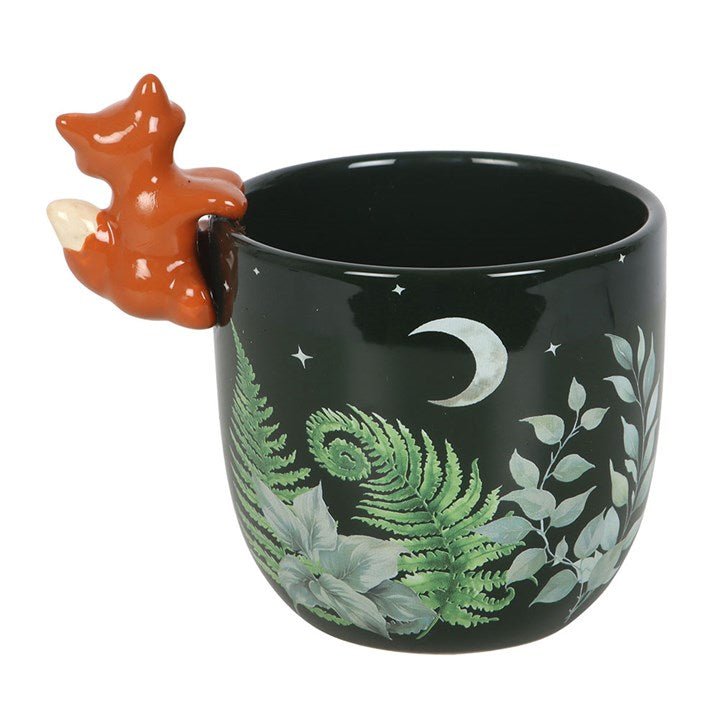 Green Forest Plant Pot with Fox | Inspired Creative Gifts | UK Supplier