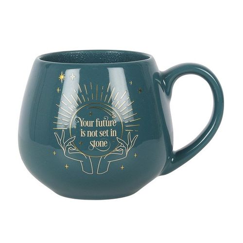 Green Fortune Teller Colour Changing Mug | Inspired Creative Gifts | UK Supplier