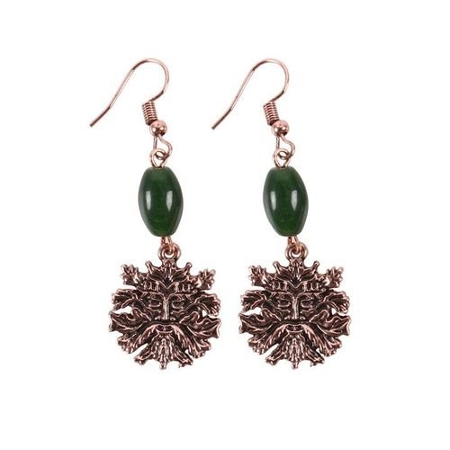 Green Man Earrings | Inspired Creative Gifts | UK Supplier