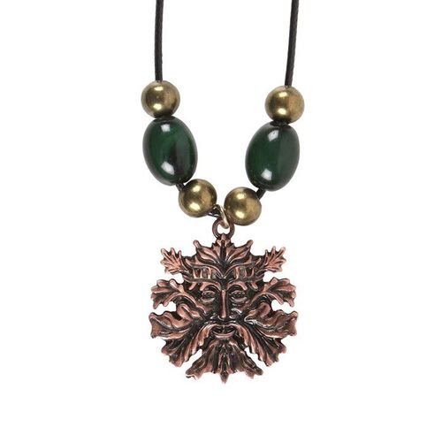 Green Man Pendant Necklace | Inspired Creative Gifts | UK Supplier