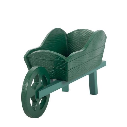 Green Resin Wheelbarrow Planter | Inspired Creative Gifts | UK Supplier