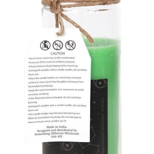 Green Tea 'Luck' Spell Tube Candle | Inspired Creative Gifts | UK Supplier