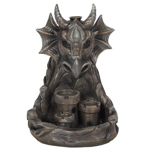 Grey Dragon Backflow Incense Burner | Inspired Creative Gifts | UK Supplier