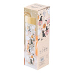 Groovy Ghost Print Glass Water Bottle | Inspired Creative Gifts | UK Supplier