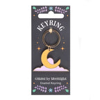 Guided by Moonlight Enamel Keyring | Inspired Creative Gifts | UK Supplier