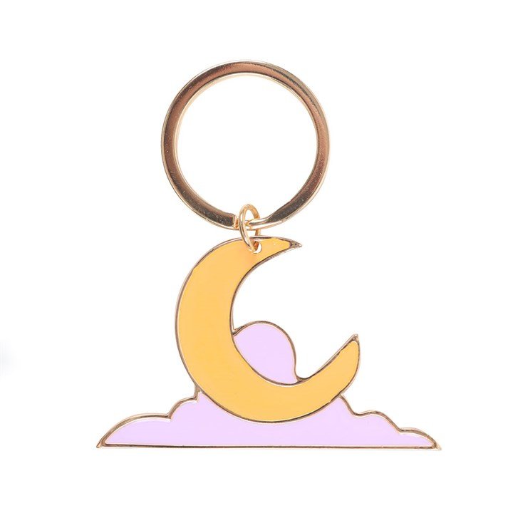 Guided by Moonlight Enamel Keyring | Inspired Creative Gifts | UK Supplier