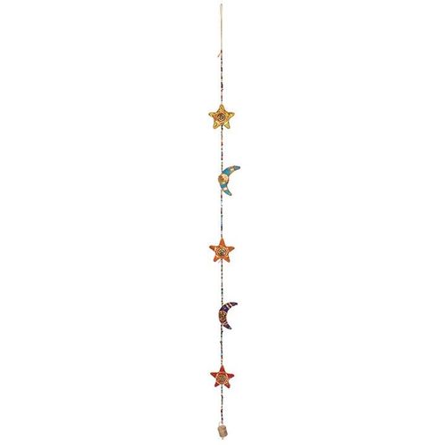 Hanging Moons and Stars with Bell | Inspired Creative Gifts | UK Supplier