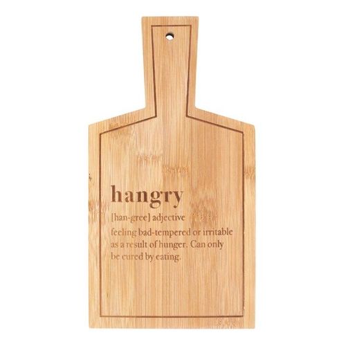 Hangry Bamboo Serving Board | Inspired Creative Gifts | UK Supplier