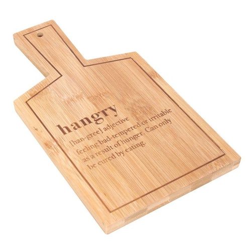 Hangry Bamboo Serving Board | Inspired Creative Gifts | UK Supplier