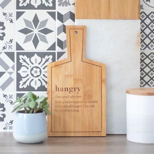 Hangry Bamboo Serving Board | Inspired Creative Gifts | UK Supplier